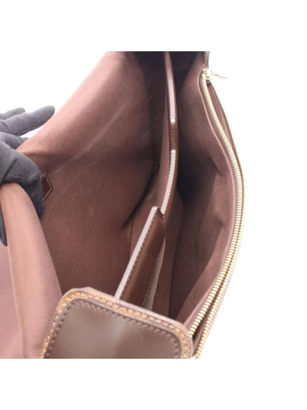 Louis Vuitton Shoulder Bag Spencer Damier Ebene Leather